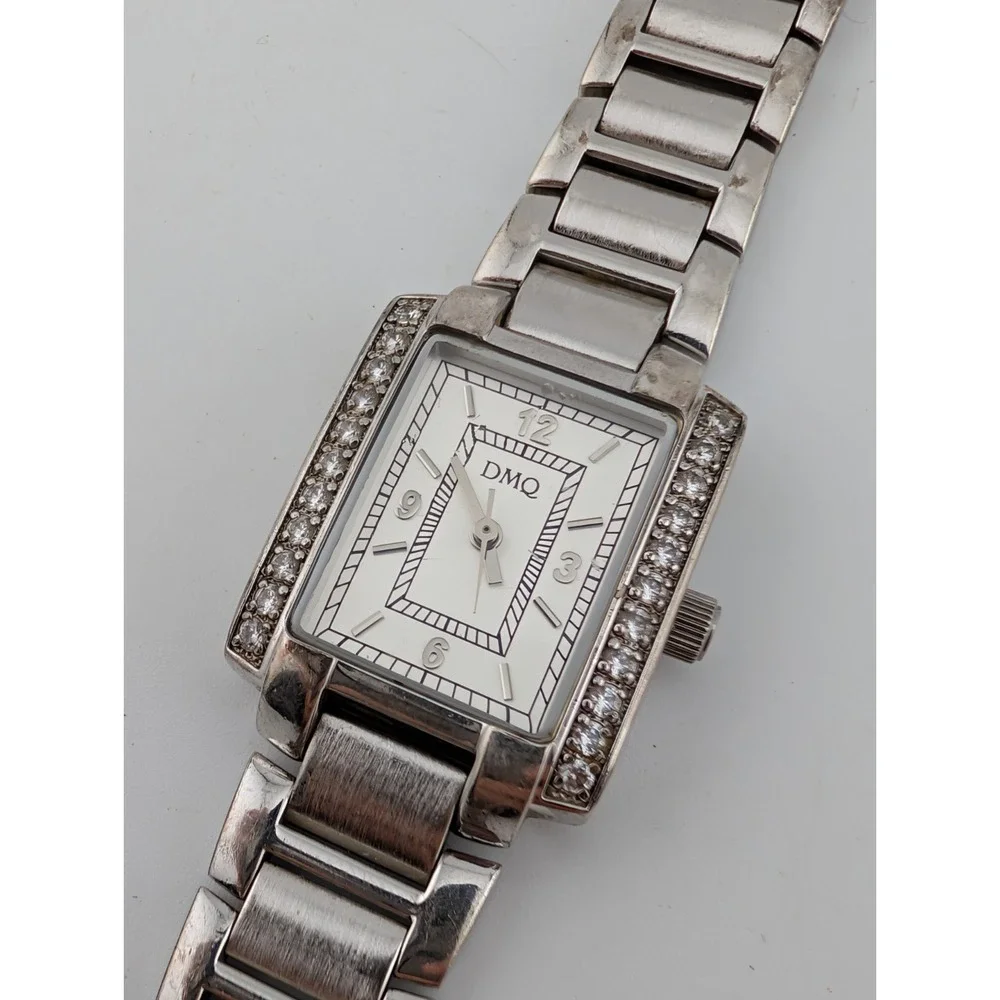 DMQ CZ Women's Tank Watch 23mm Case 7.5
